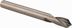 Accupro - 1/4" Body Diam, 90°, 2-1/2" OAL, Solid Carbide Spotting Drill - Americas Industrial Supply