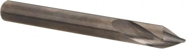 Accupro - 1/4" Body Diam, 60°, 2-1/2" OAL, Solid Carbide Spotting Drill - Americas Industrial Supply