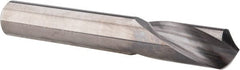 Accupro - 7/16" Body Diam, 120°, 3" OAL, Solid Carbide Spotting Drill - Americas Industrial Supply