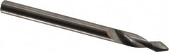 Accupro - 3mm Body Diam, 60°, 38mm OAL, Solid Carbide Spotting Drill - Americas Industrial Supply