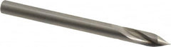 Accupro - 4mm Body Diam, 60°, 51mm OAL, Solid Carbide Spotting Drill - Americas Industrial Supply