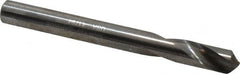 Accupro - 5mm Body Diam, 120°, 51mm OAL, Solid Carbide Spotting Drill - Americas Industrial Supply