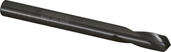 Accupro - 6mm Body Diam, 120°, 63mm OAL, Solid Carbide Spotting Drill - Americas Industrial Supply