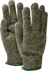 PRO-SAFE - Size M (8), ANSI Cut Lvl 4, ATA/Steel Cut Resistant Gloves - Knit Wrist, Green, Paired - Americas Industrial Supply