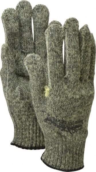 PRO-SAFE - Size XL (10), ANSI Cut Lvl 4, ATA/Steel Cut Resistant Gloves - Knit Wrist, Green, Paired - Americas Industrial Supply