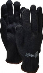PRO-SAFE - Size L (9), ANSI Cut Lvl 3, Kevlar Cut Resistant Gloves - Knit Wrist, Black, Paired - Americas Industrial Supply