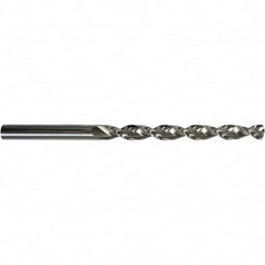 Taper Length Drill Bit: 0.2126″ Dia, 130 ° Bright/Uncoated, 3.5827″ Flute Length, 5.4724″ OAL, RH Cut, Parabolic Flute, Straight Shank, Series 501