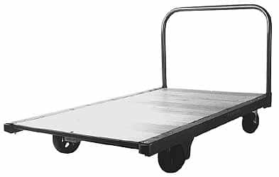 Fairbanks - 2,000 Lb Capacity Steel Platform Truck - Hardwood Deck, 36" OAW - Americas Industrial Supply