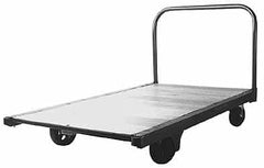 Fairbanks - 2,000 Lb Capacity Steel Platform Truck - Hardwood Deck, 36" OAW - Americas Industrial Supply