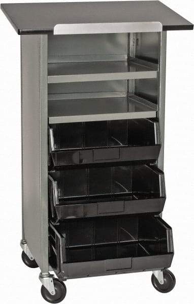 Lockwood Mfg. - 24 Inches Wide x 44 Inches High x 16 Inches Deep Portable Multi-Task Stand - Without Door - Americas Industrial Supply