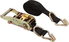 Lift-All - 10' Long x 1" Wide, 700 Lb Basket Capacity, 700 Lb Vertical Capacity, Nylon Web Sling - Yellow - Americas Industrial Supply