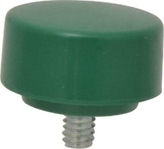 NUPLA - 1-1/4" Face Diam, Grade Tough, Green Soft Face Hammer Tip - 0.4 oz Head, Plastic - Americas Industrial Supply