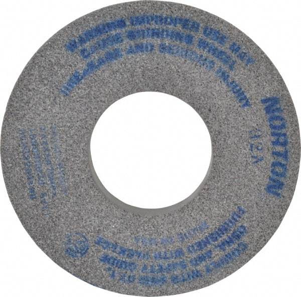 Norton - 12" Diam x 5" Hole x 1-1/2" Thick, H Hardness, 46 Grit Surface Grinding Wheel - Aluminum Oxide, Type 5, Coarse Grade, 2,070 Max RPM, Vitrified Bond, One-Side Recess - Americas Industrial Supply