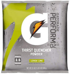 Gatorade - 21 oz Pack Lemon-Lime Activity Drink - Powdered, Yields 2.5 Gal - Americas Industrial Supply