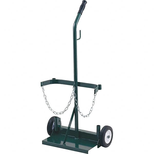 Harper Trucks - 39-1/2" OAH Hand Truck - Single Grip Handle, Semi-Pneumatic Wheels - Americas Industrial Supply