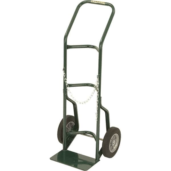 Harper Trucks - 48" OAH Hand Truck - Swept Back Handle, Solid Rubber Wheels - Americas Industrial Supply