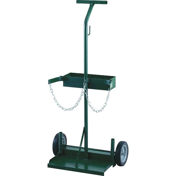 Harper Trucks - 43-1/2" OAH Hand Truck - Single Grip Handle, Semi-Pneumatic Wheels - Americas Industrial Supply