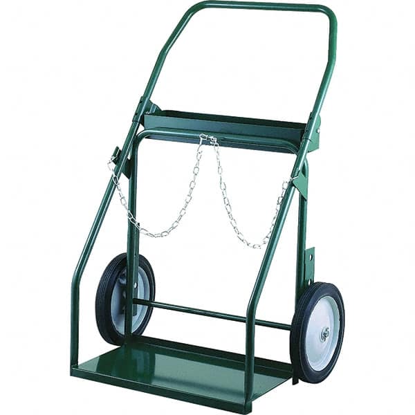 Harper Trucks - 45-1/2" OAH Hand Truck - Swept Back Handle, Semi-Pneumatic Wheels - Americas Industrial Supply