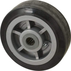 Fairbanks - 6 Inch Diameter x 2 Inch Wide, Polyurethane Caster Wheel - 750 Lb. Capacity, 2-3/16 Inch Hub Length, 3/4 Inch Axle Diameter, Roller Bearing - Americas Industrial Supply