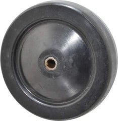 Value Collection - 5 Inch Diameter x 1-1/4 Inch Wide, Solid Rubber Caster Wheel - 260 Lb. Capacity, 1-1/2 Inch Hub Length, 3/8 Inch Axle Diameter, Plain Bearing - Americas Industrial Supply