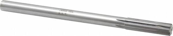 Made in USA - 0.605" Carbide-Tipped 6 Flute Chucking Reamer - Americas Industrial Supply