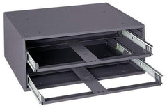 Durham - 2 Drawer, Small Parts Slide Rack Cabinet - 15-3/4" Deep x 20" Wide x 8-1/8" High - Americas Industrial Supply