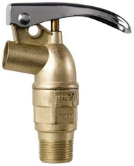 Value Collection - 3/4" NPT Zinc Rigid Drum Faucet - No Arrester, Self Closing - Americas Industrial Supply