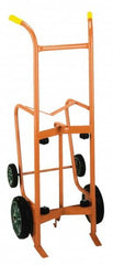 Wesco Industrial Products - 1,000 Lb Load Capacity, 55 Gal Drum Hand Truck - 24" Wide x 56" High, 4 Wheels - Americas Industrial Supply