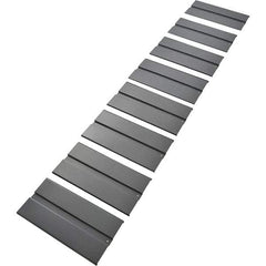 Edsal - 96" Wide, Open Shelving Ribbed Steel Decking - 48" Deep, Use with Edsal System II - Americas Industrial Supply