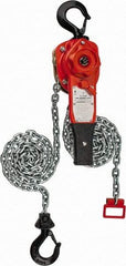 CM - 1,500 Lb Lifting Capacity, 10' Lift Height, Lever Hoist - Made from Chain, 45 Lb Avg Pull to Lift Rated Load - Americas Industrial Supply