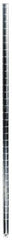Value Collection - 1-1/2" Wide, 63" High, Open Shelving Accessory/Component - Chrome Finish, 1-1/2" Deep, Use with NuLine Units - Americas Industrial Supply