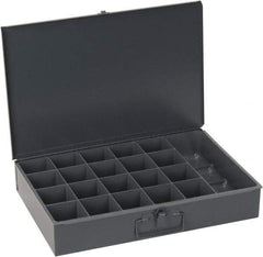 Durham - 21 Compartment Small Steel Storage Drawer - 18 Inches Wide x 12 Inches Deep - Americas Industrial Supply