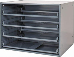 Durham - 4 Drawer, Small Parts Slide Rack Cabinet - 15-3/4" Deep x 20" Wide x 15" High - Americas Industrial Supply