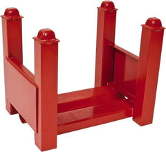 Made in USA - 2,500 Lb Capacity, Orange Stocking Modular Steel Bar Storage Stack - 12" Wide x 13" High - Americas Industrial Supply