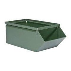 Stackbin - Size 2, Open End Bin - 15-1/2" Long x 7-1/2" Wide x 6" High, 12-1/4" Bottom Length - Americas Industrial Supply