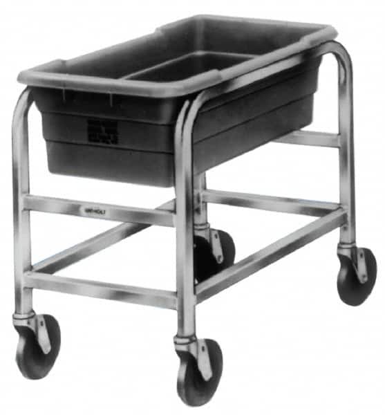 Win-Holt - 16" Wide x 28" Long x 33" High Tote Cart - 2 Slot, 2 Tote, Aluminum - Americas Industrial Supply
