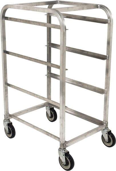 Win-Holt - 19" Wide x 27" Long x 41" High Tote Cart - 3 Slot, 3 Tote, Aluminum - Americas Industrial Supply