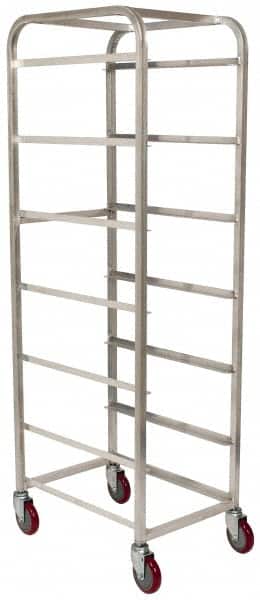 Win-Holt - 19" Wide x 27" Long x 71" High Tote Cart - 6 Slot, 6 Tote, Aluminum - Americas Industrial Supply