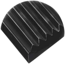 Wearwell - 75 Ft. Long x 3 Ft. Wide, Vinyl Surface, Ribbed Entrance Matting - 1/4 Inch Thick, Indoor, Heavy Traffic, Vinyl, Black, Series 305 - Americas Industrial Supply