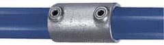 Kee - 3/4" Pipe, Malleable Iron Straight Coupling Pipe Rail Fitting - Galvanized Finish - Americas Industrial Supply