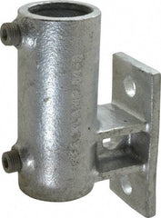 Kee - 1" Pipe, Malleable Iron Rail Base Pipe Rail Fitting - Galvanized Finish - Americas Industrial Supply