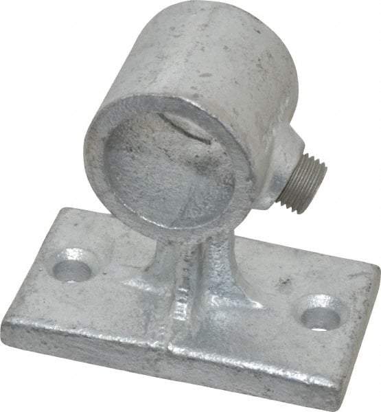 Kee - 3/4" Pipe, Malleable Iron Rail Support Pipe Rail Fitting - Galvanized Finish - Americas Industrial Supply