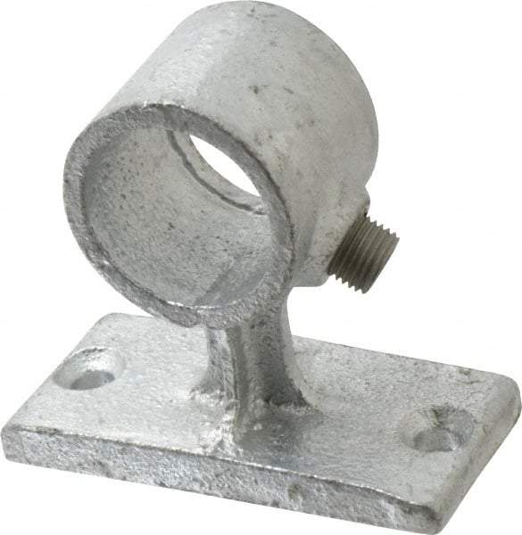 Kee - 1" Pipe, Malleable Iron Rail Support Pipe Rail Fitting - Galvanized Finish - Americas Industrial Supply
