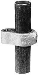 Kee - 3/4" Pipe, Malleable Iron Gate Hinge Fitting - Galvanized Finish - Americas Industrial Supply