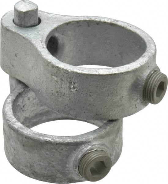 Kee - 1-1/2" Pipe, Malleable Iron Gate Hinge Fitting - Galvanized Finish - Americas Industrial Supply