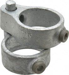 Kee - 1-1/2" Pipe, Malleable Iron Gate Hinge Fitting - Galvanized Finish - Americas Industrial Supply