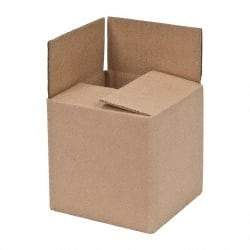 Made in USA - 6" Wide x 6" Long x 6" High Corrugated Shipping Box - Brown, 200 Lb Capacity - Americas Industrial Supply