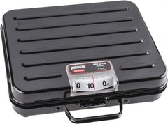 Pelouze - 13" x 10-1/2" Wide Base, 100 Lb Capacity, Analog Dial Shipping Scale - 1 Lb Graduation - Americas Industrial Supply