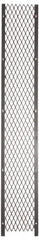 Folding Guard - 2' Wide x 8' High, Temporary Structure Woven Wire Panel - 10 Gauge Wire, 1-1/2 Inches x 16 Gauge Channel Frame, Includes Hardware, Top Capping and Floor Socket - Americas Industrial Supply