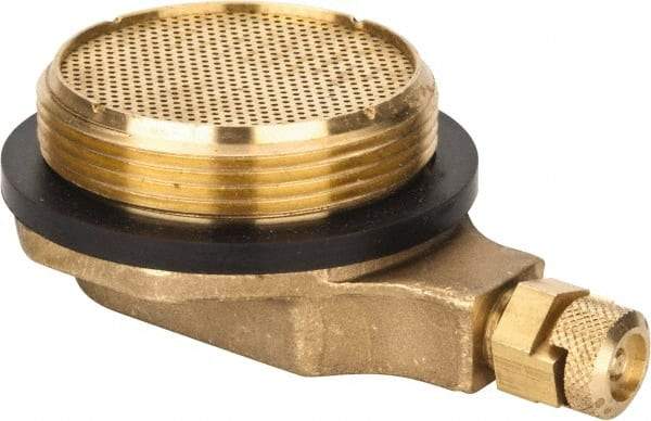 Value Collection - Drum Vents Type: Horizontal Drum Vent Material: Brass - Americas Industrial Supply